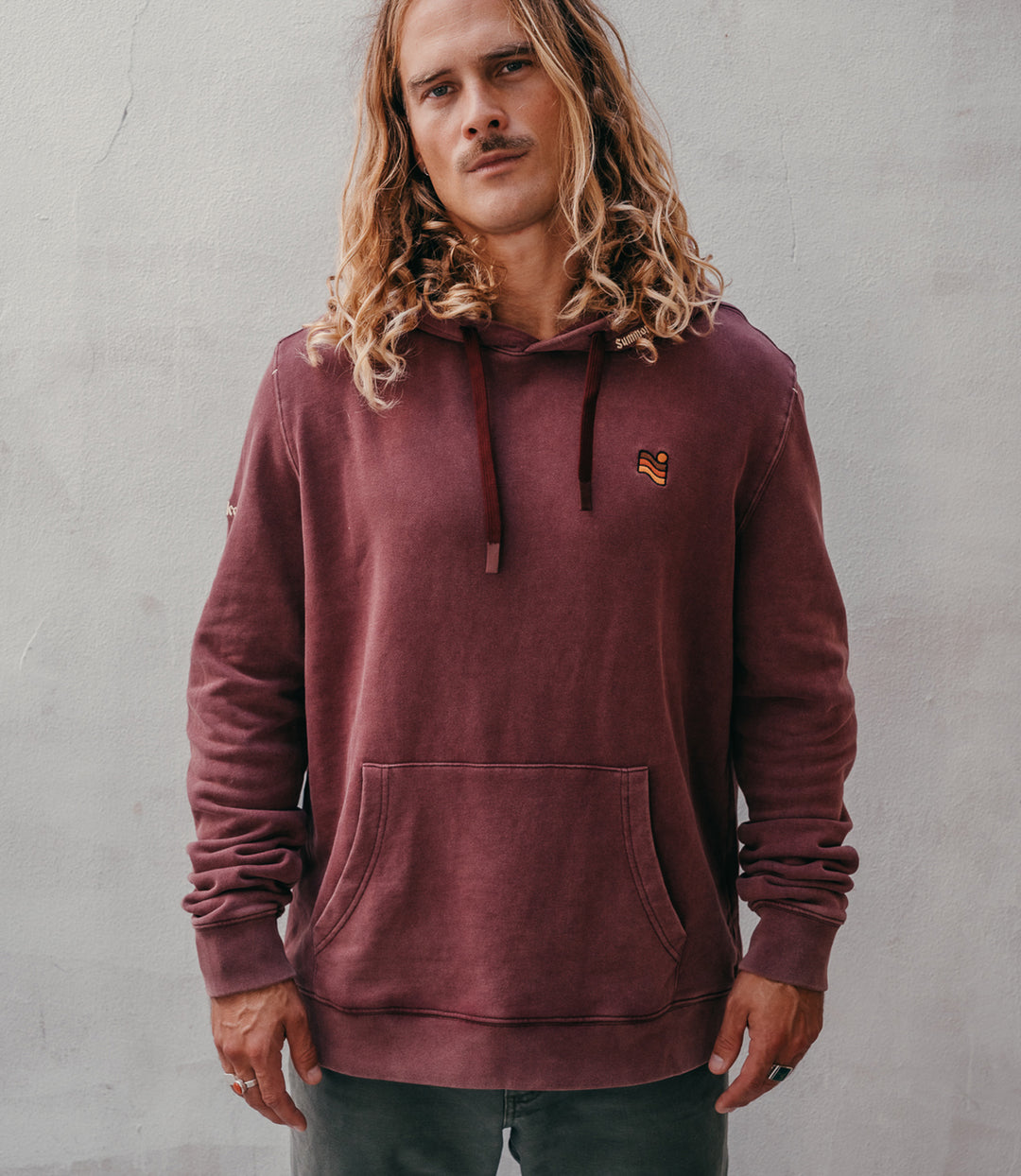 Trailcoast Sunbaked Hoodie - Wine