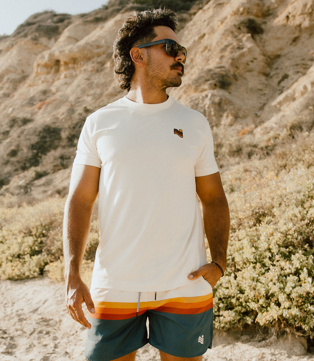 Trailcoast Performance Tee - Off-White