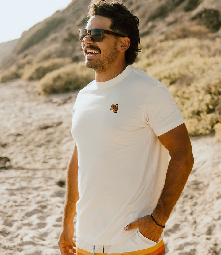 Trailcoast Performance Tee - Off-White