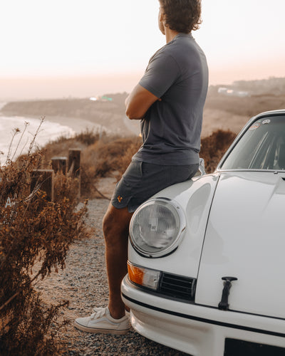 Trailcoast performance Tee -  Smoked Pearl