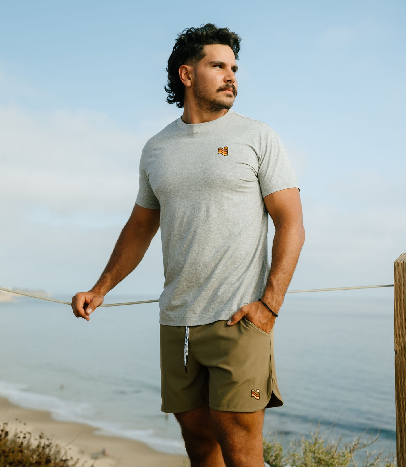 Trailcoast Performance Tee - Athletic Grey