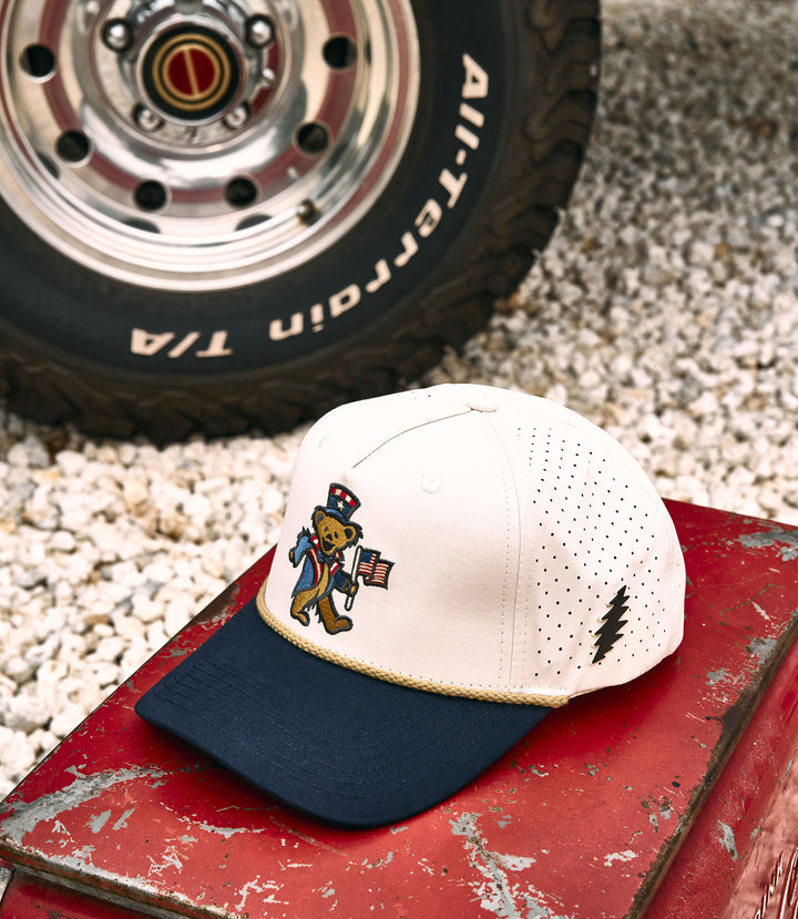 Grateful Dead USA Bear Jamridge Snapback (60th Anniversary Edition)