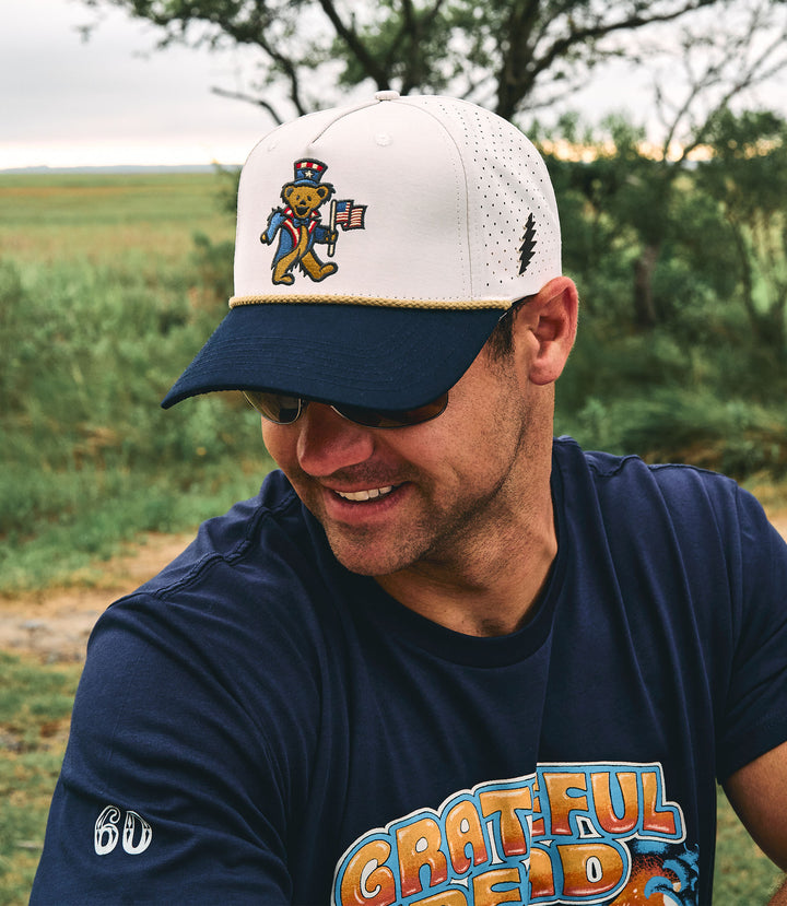 Grateful Dead USA Bear Jamridge Snapback (60th Anniversary Edition)