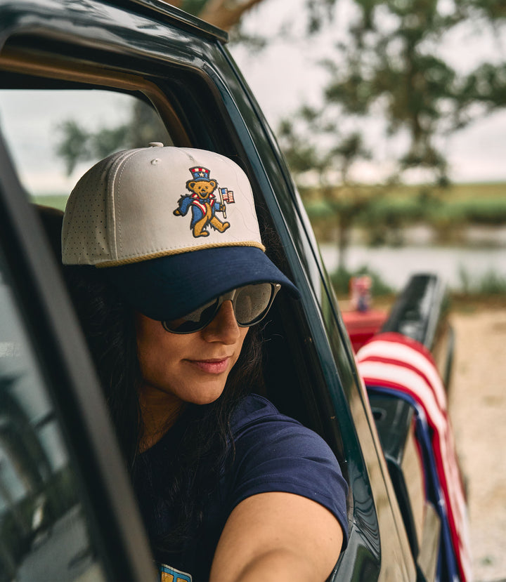 Grateful Dead USA Bear Jamridge Snapback (60th Anniversary Edition)