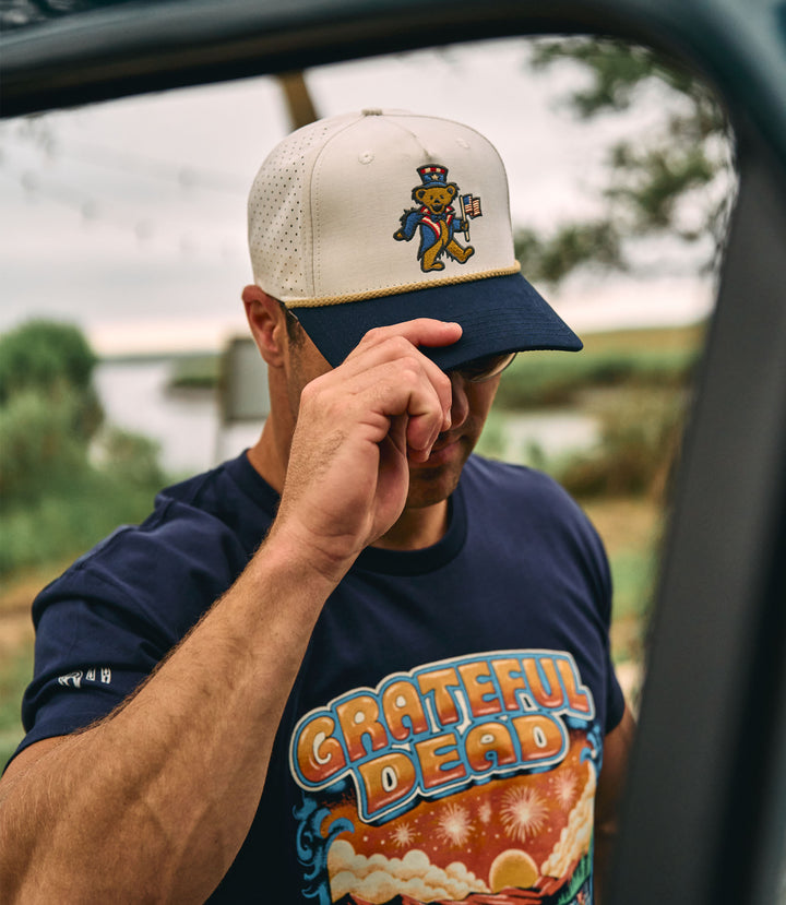 Grateful Dead USA Bear Jamridge Snapback (60th Anniversary Edition)