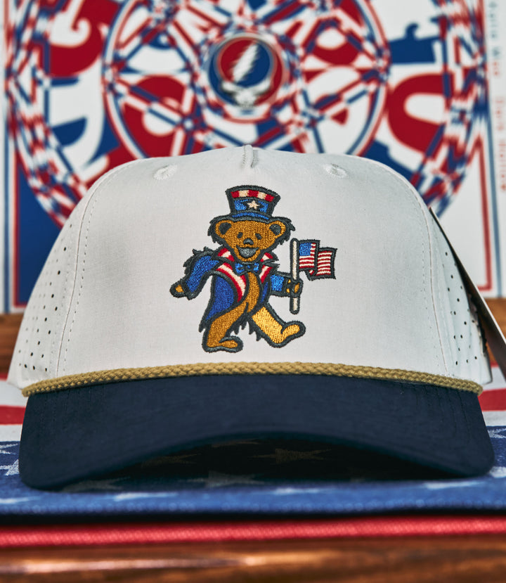 Grateful Dead USA Bear Jamridge Snapback (60th Anniversary Edition)