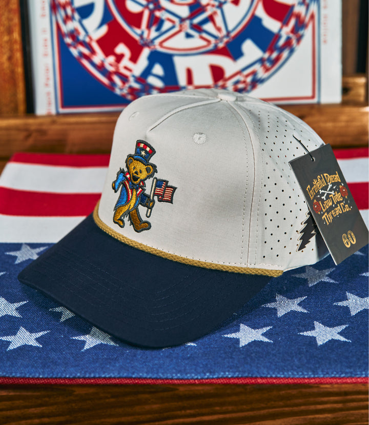 Grateful Dead USA Bear Jamridge Snapback (60th Anniversary Edition)