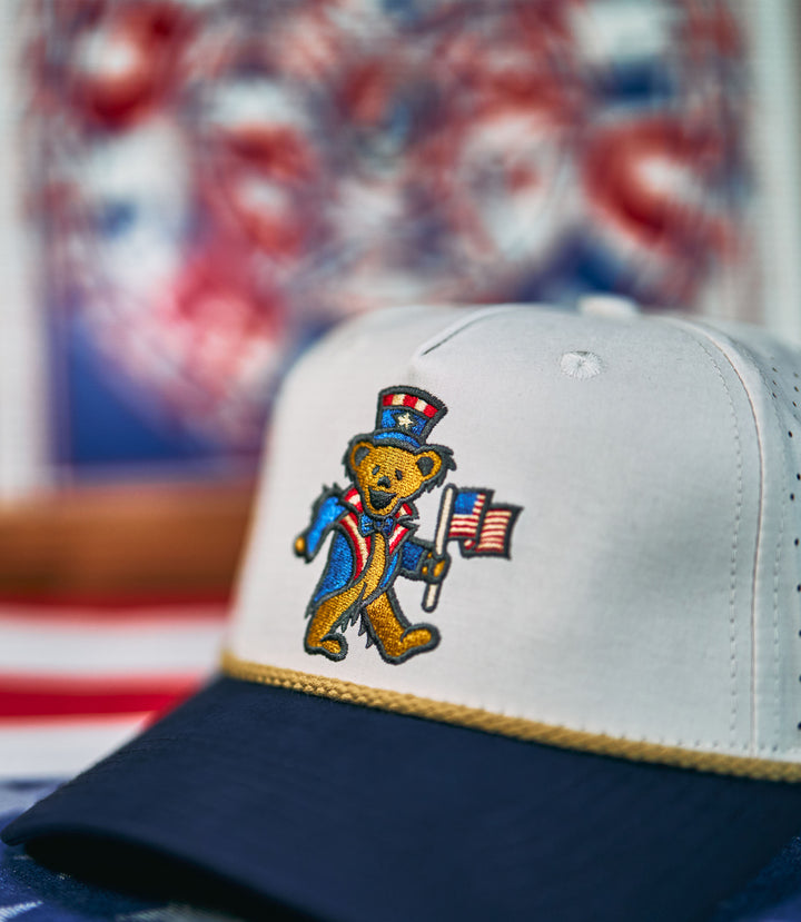 Grateful Dead USA Bear Jamridge Snapback (60th Anniversary Edition)