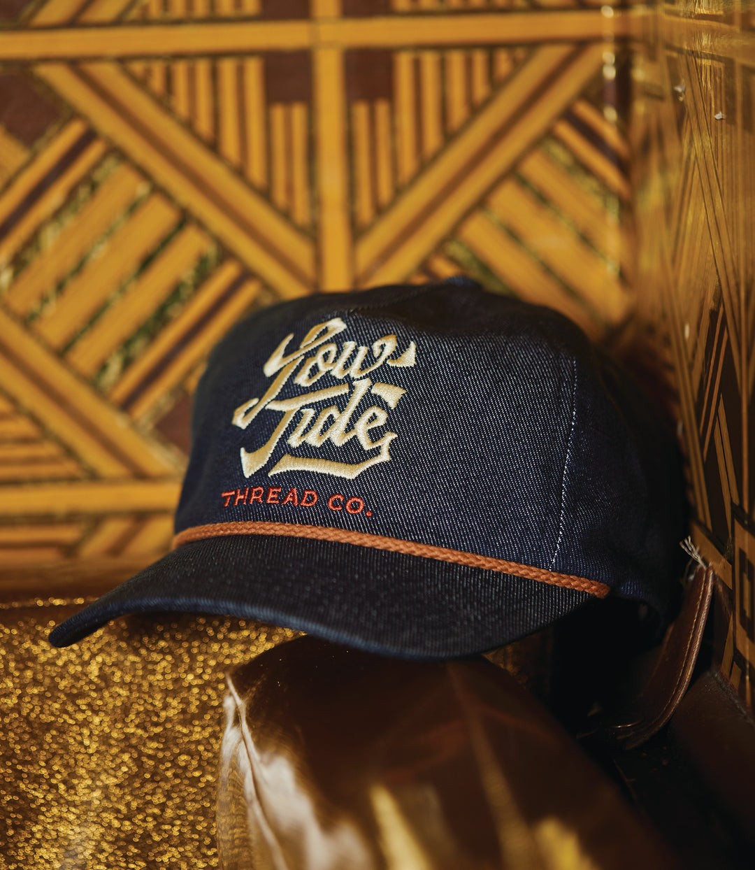 The Wyatt Denim Snapback – Low Tide Thread - Main Image