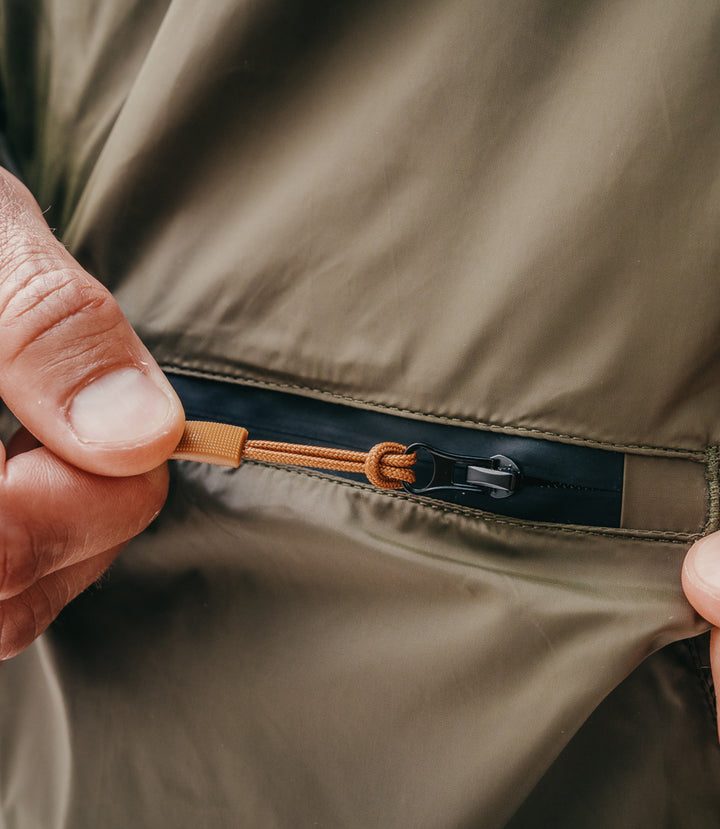 Trailcoast ATLAS™ Lightweight Rain Jacket - Overland Green