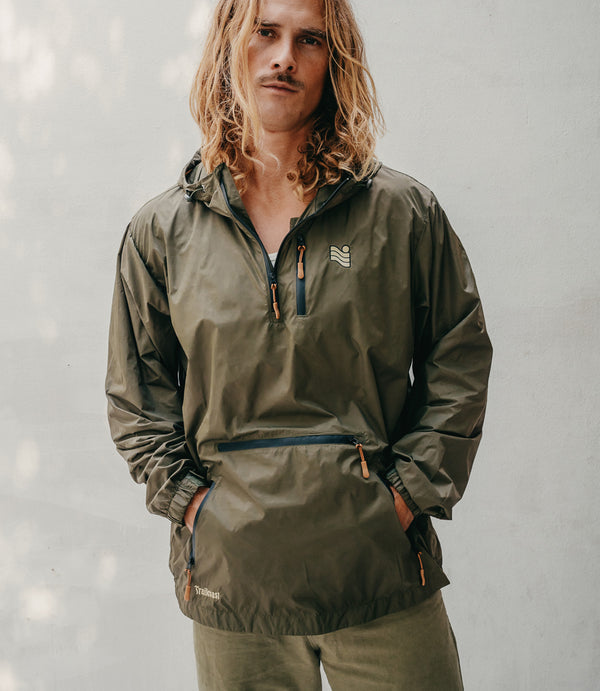 Trailcoast ATLAS™ Lightweight Rain Jacket - Overland Green