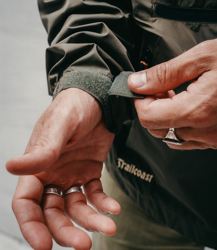 Trailcoast ATLAS™ Lightweight Rain Jacket - Overland Green