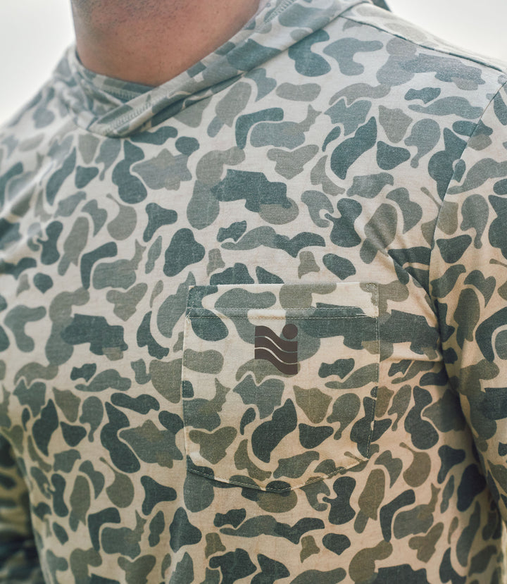 Trailcoast Bay Camo UPF Pullover