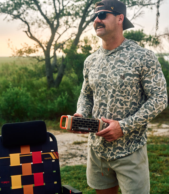 Trailcoast Bay Camo UPF Pullover