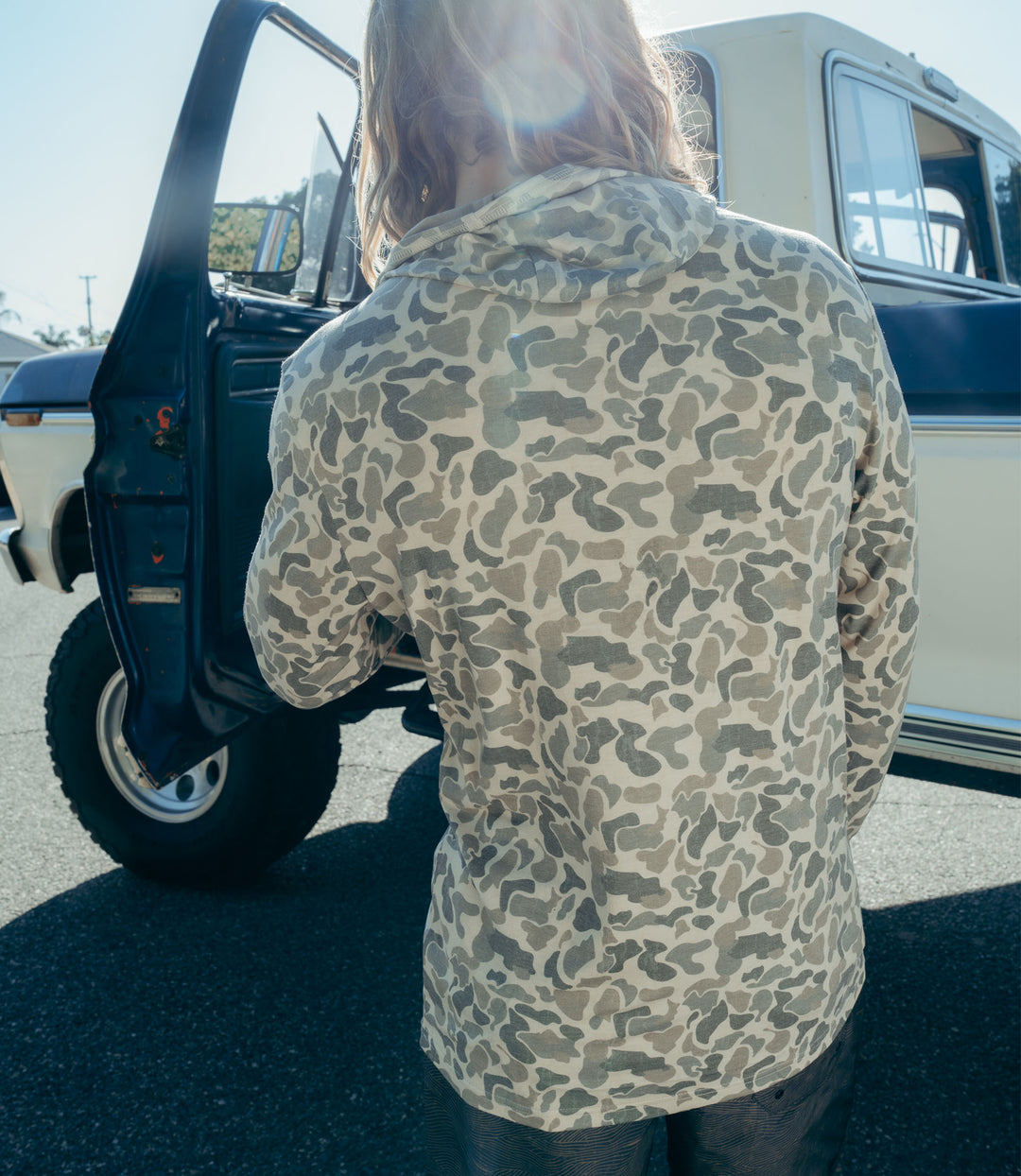 Trailcoast Bay Camo UPF Pullover