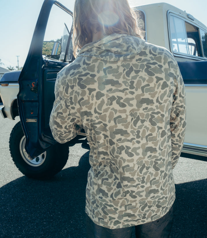 Trailcoast Bay Camo UPF Pullover