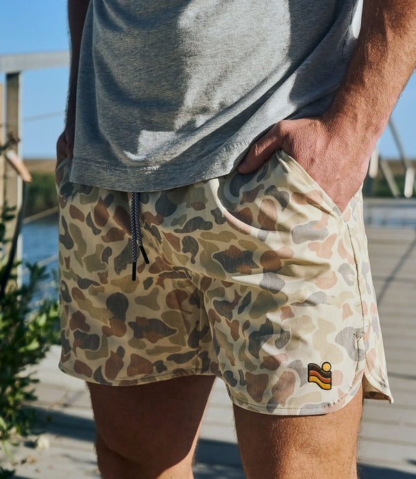 Trailcoast Rip Tide Trunks - Belfast Camouflage