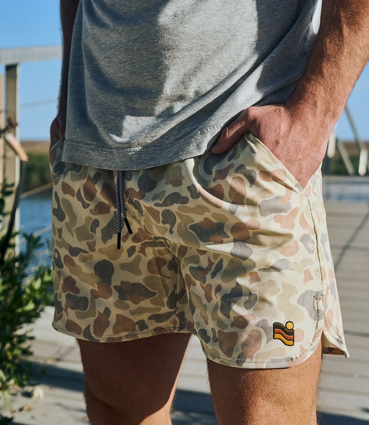 Trailcoast Rip Tide Trunks - Belfast Camouflage