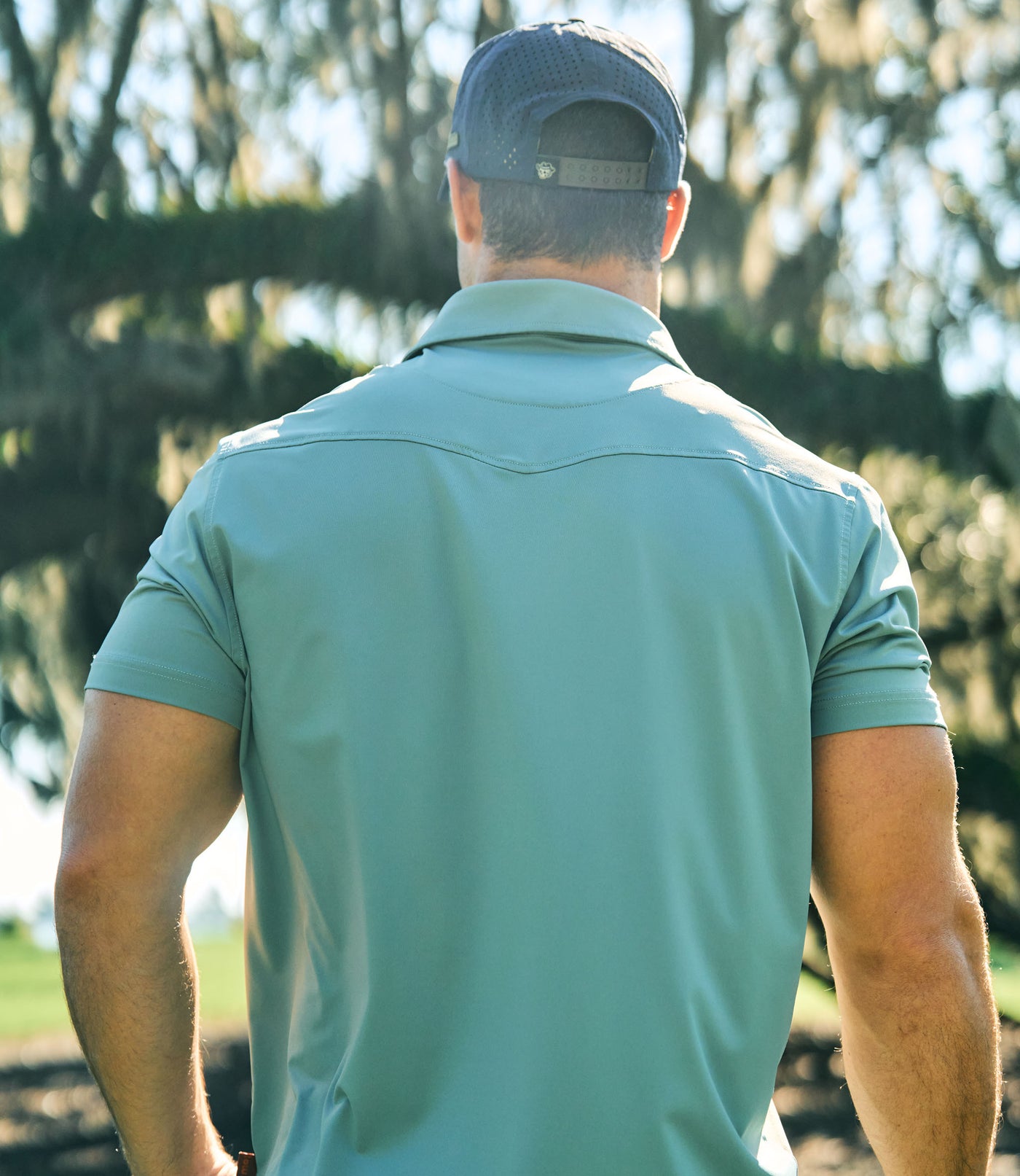 Outlaw TOUR Polo - Blue Surf