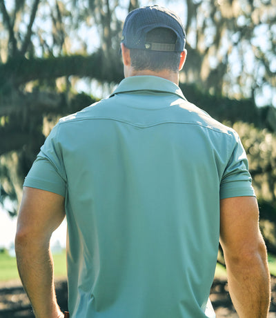 Outlaw TOUR Polo - Blue Surf