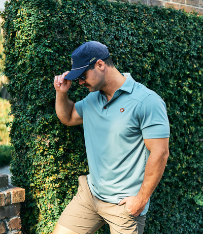 Outlaw TOUR Polo - Blue Surf