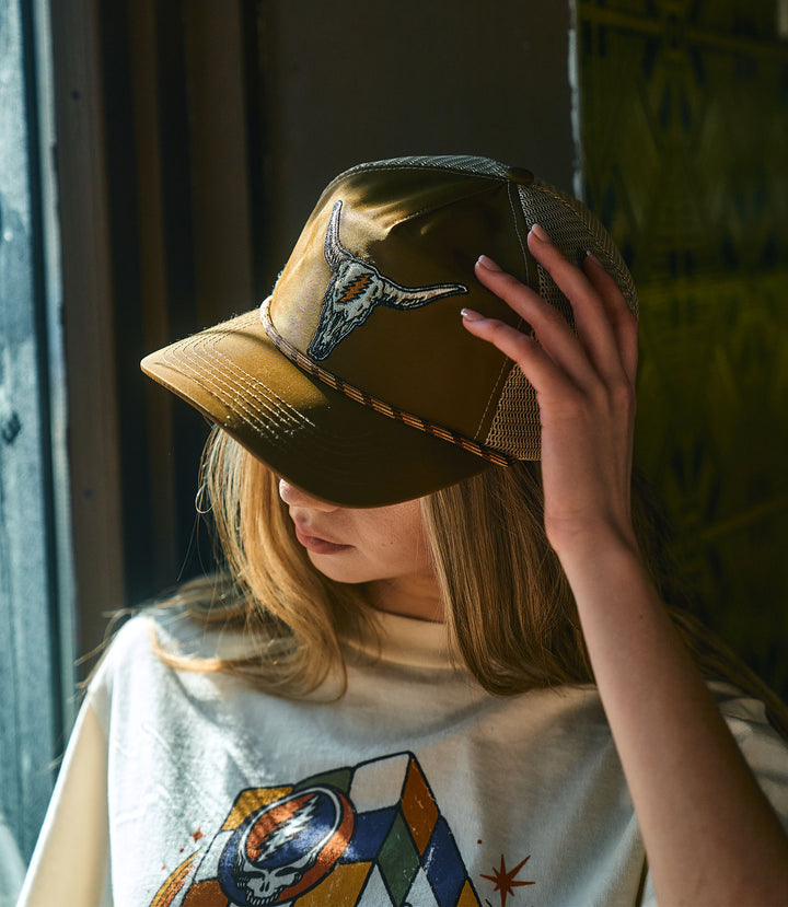 Grateful Dead Bull Trucker Snapback (60th Anniversary Edition)
