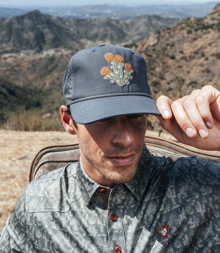 Outlaw Golf Ultra-Light Cactus Blossom Snapback