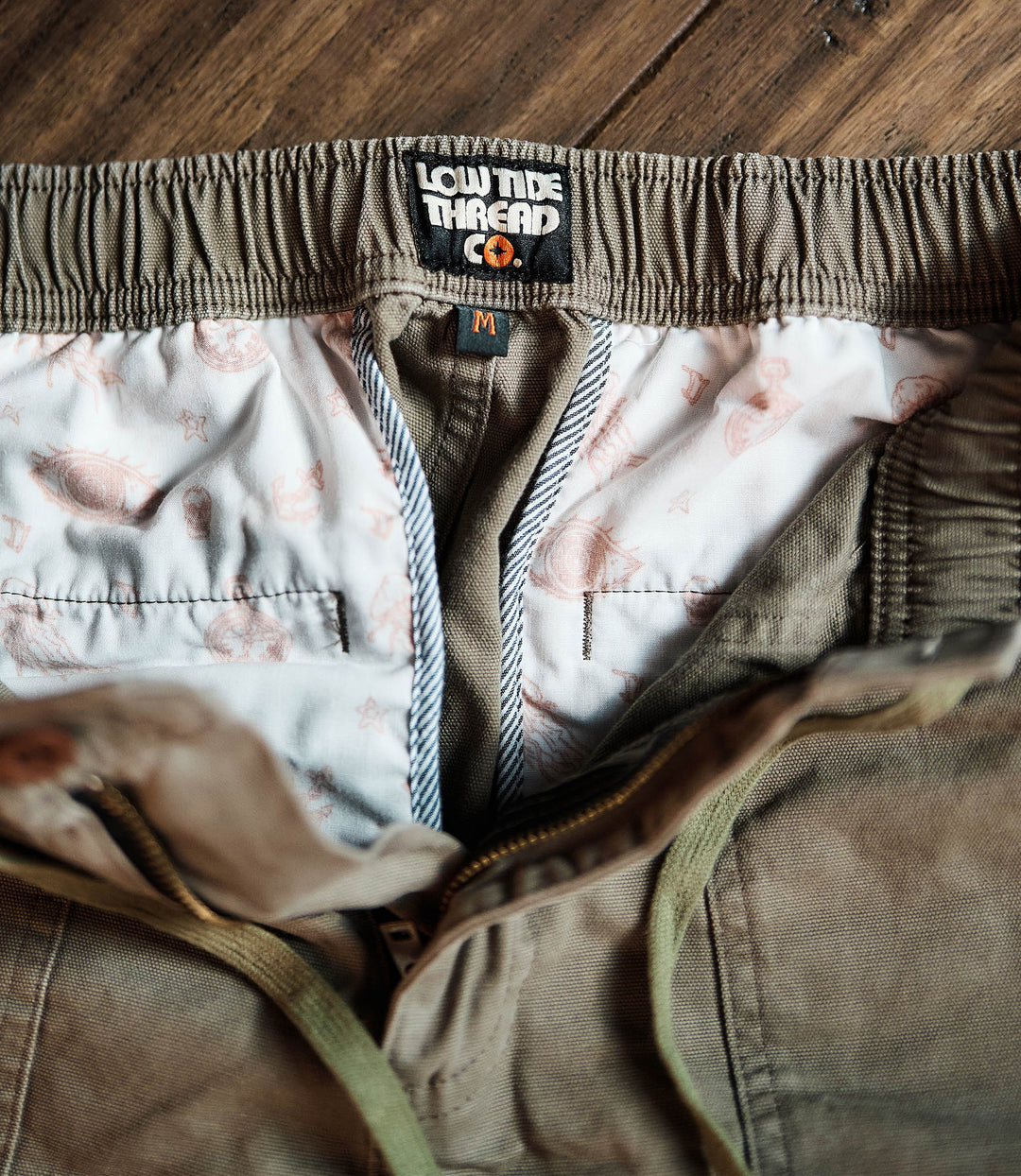 Savannah Tan Canvas Rambler Shorts