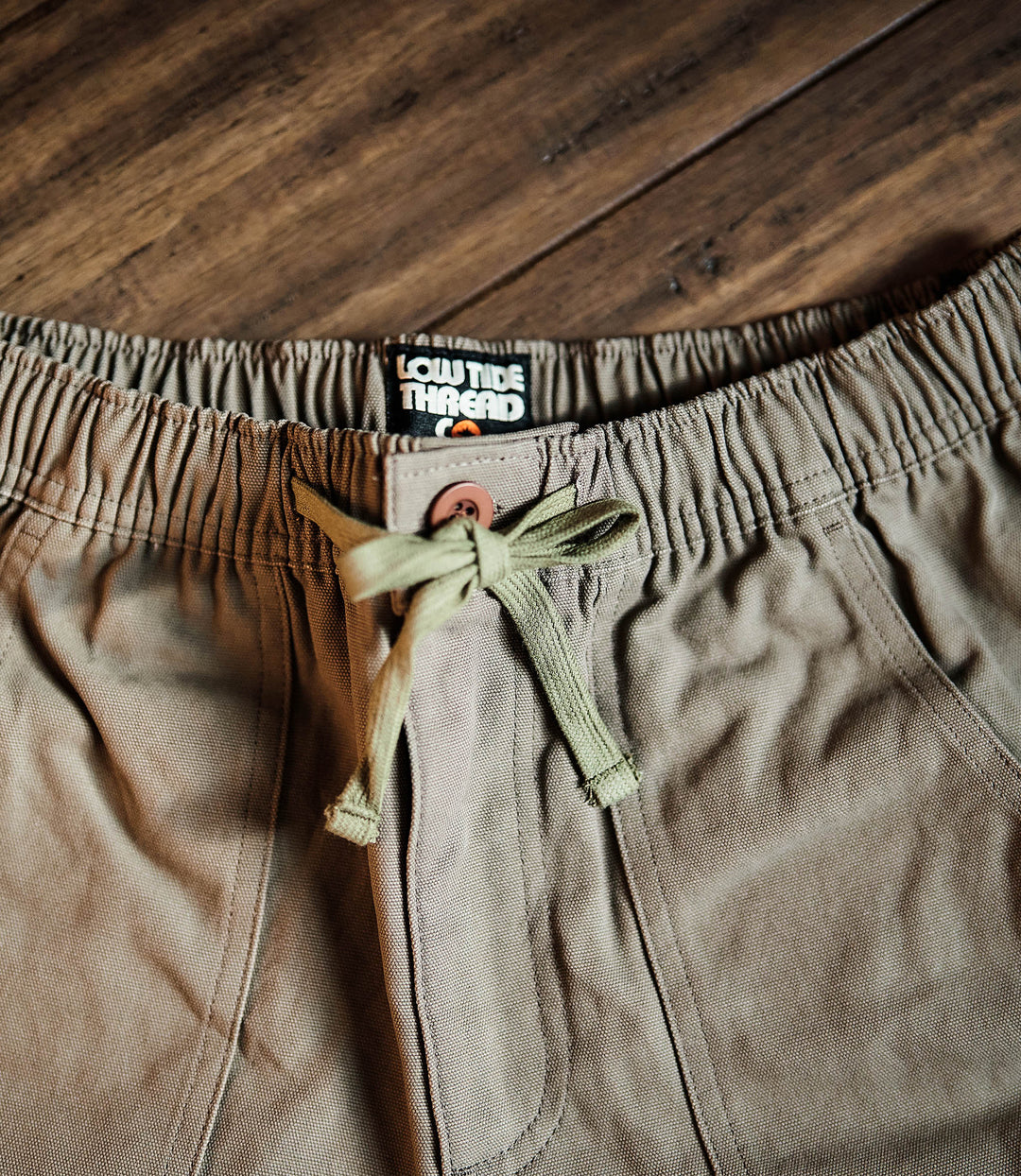 Savannah Tan Canvas Rambler Shorts