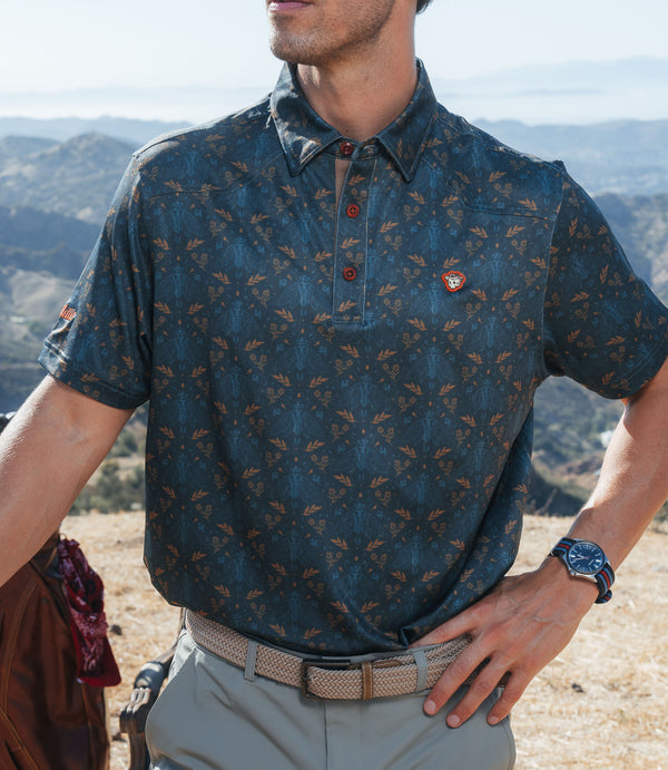 Outlaw Golf Tour Polo V2 - Cicada