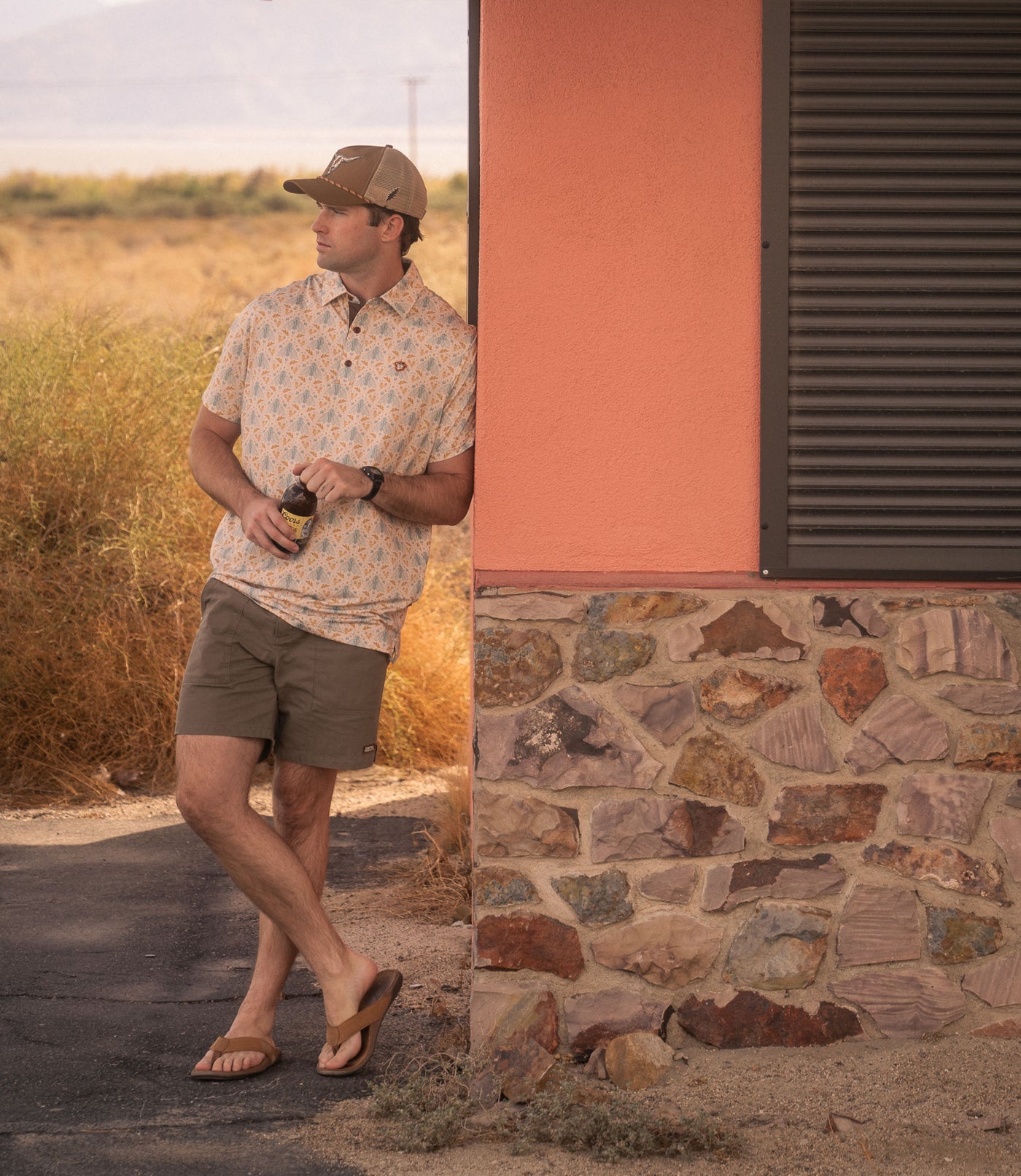 Outlaw Tour Polo - Cicada Pattern