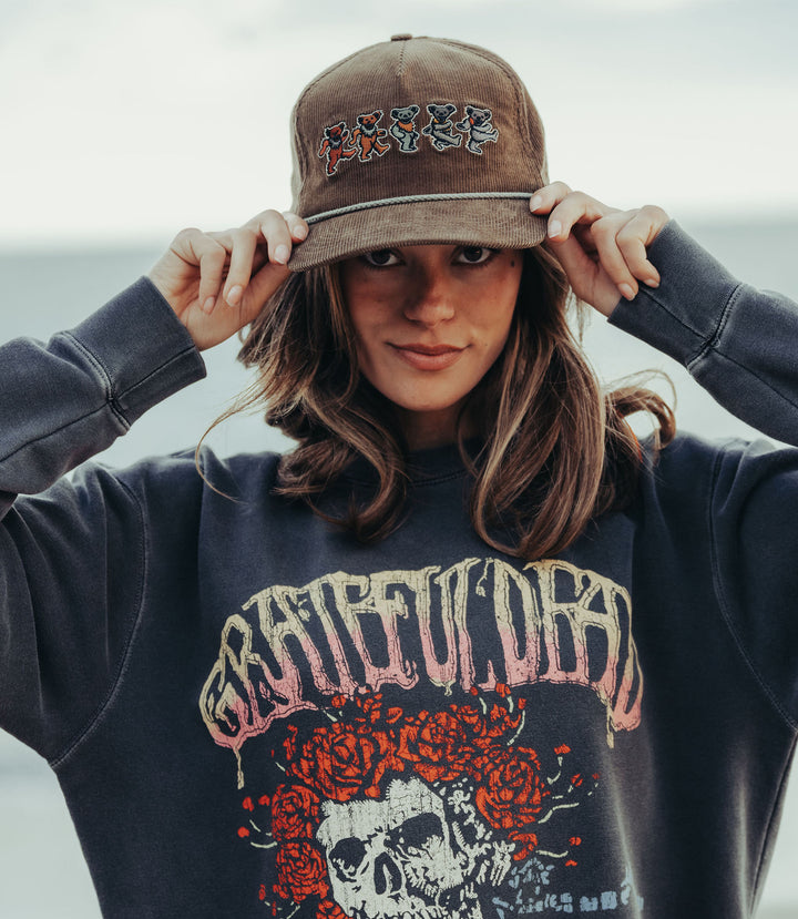 Grateful Dead Dancing Bears Corduroy Snapback (60th Anniversary Edition)