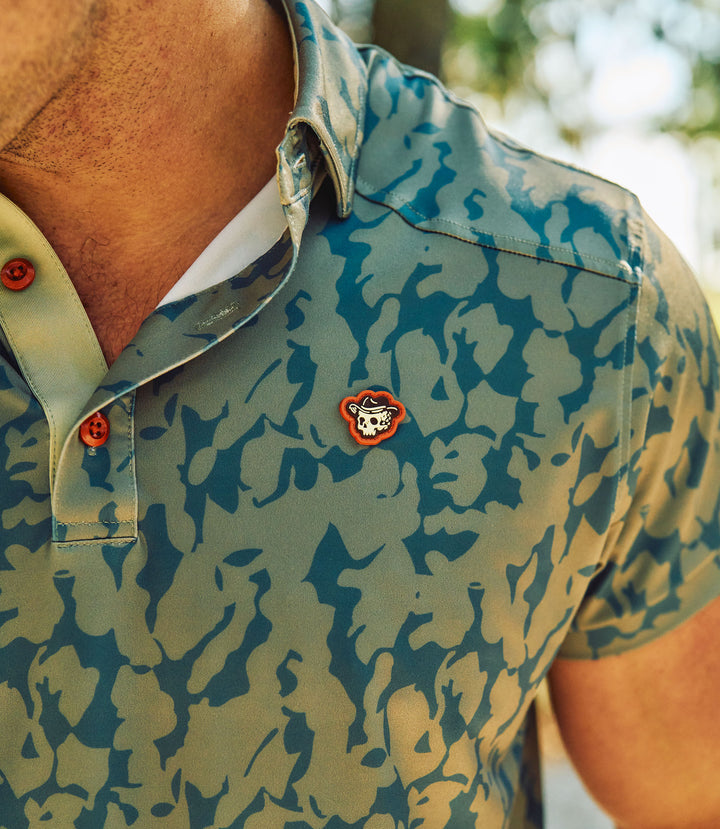 Outlaw Golf TOUR Polo V2 - Darkshore