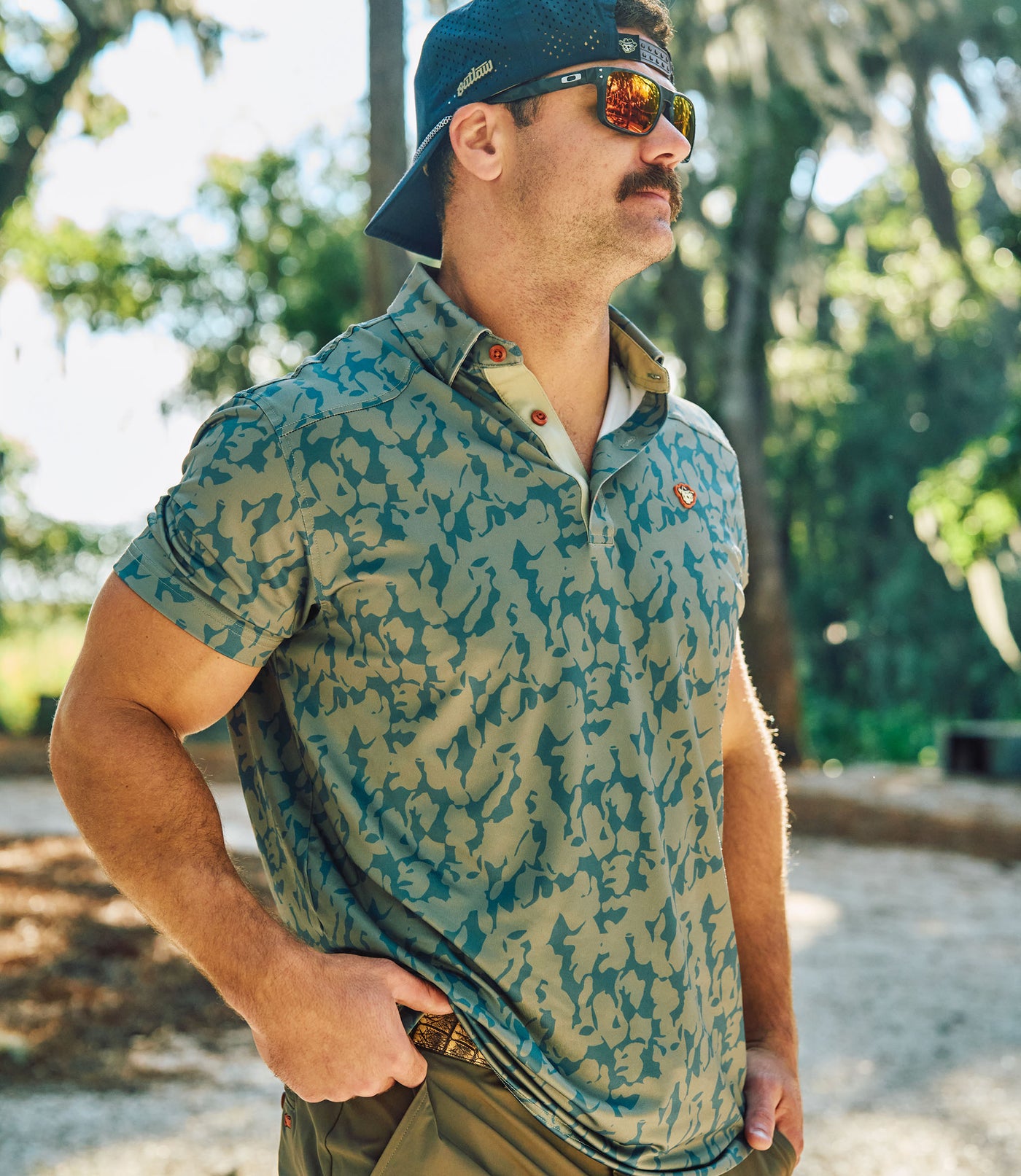 Outlaw Golf TOUR Polo V2 - Darkshore