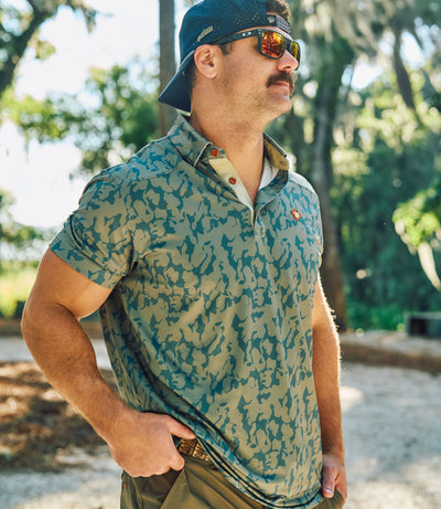Outlaw Golf TOUR Polo V2 - Darkshore
