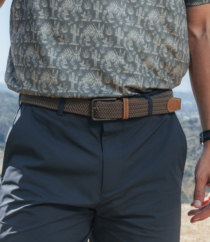Outlaw Golf Braided Belt - Desert Palm