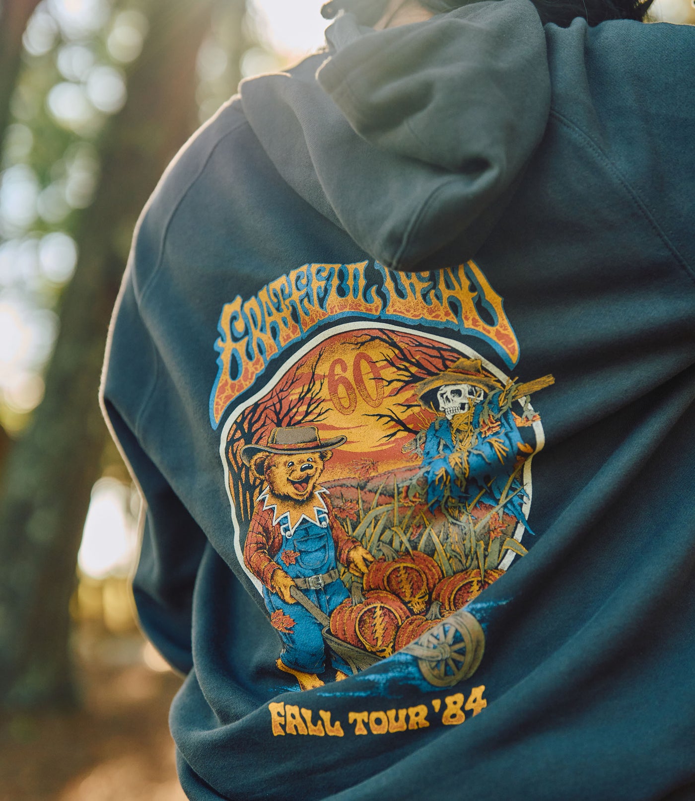 Grateful Dead Fall Tour '84 Faded Hoodie