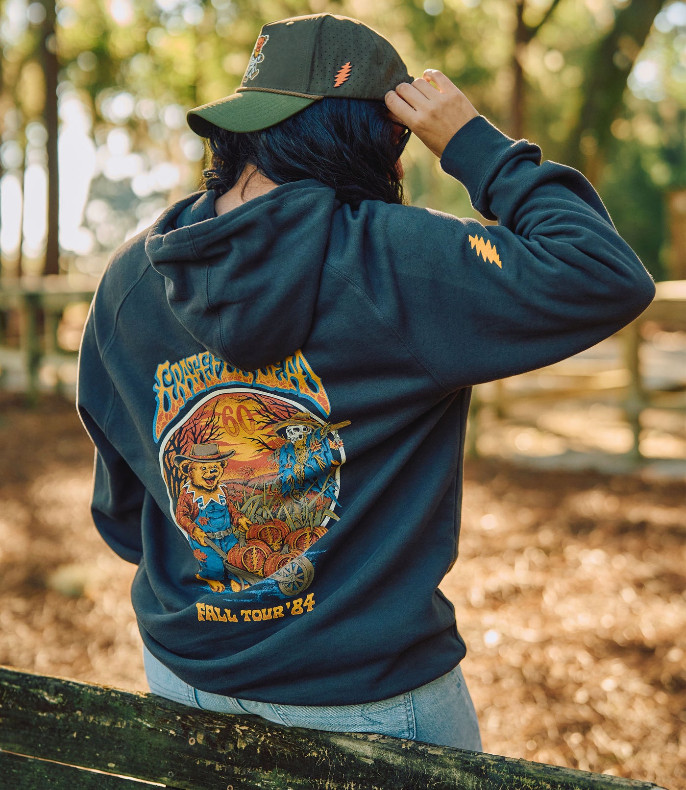 Grateful Dead Fall Tour '84 Faded Hoodie