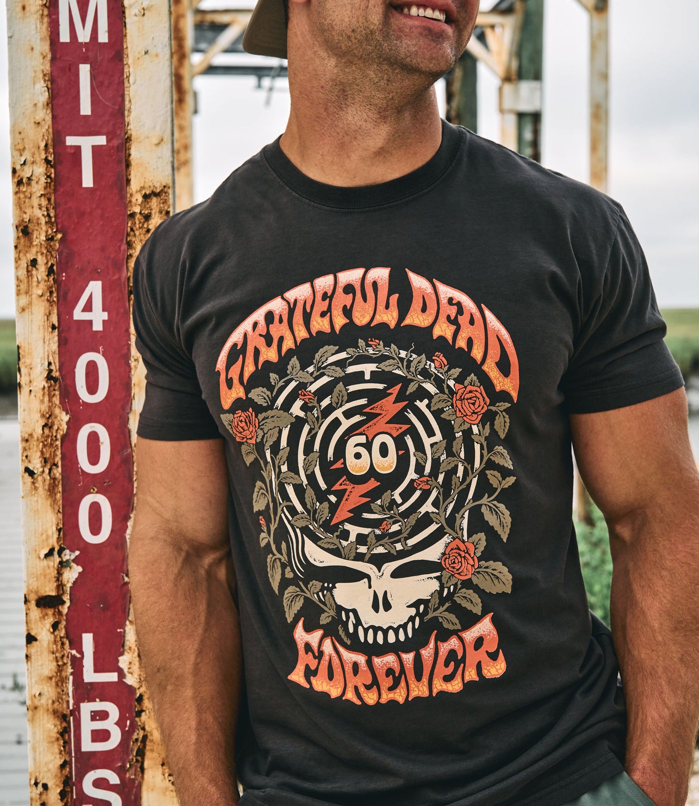 Grateful Dead Forever Tee )60th Anniversary Edition)