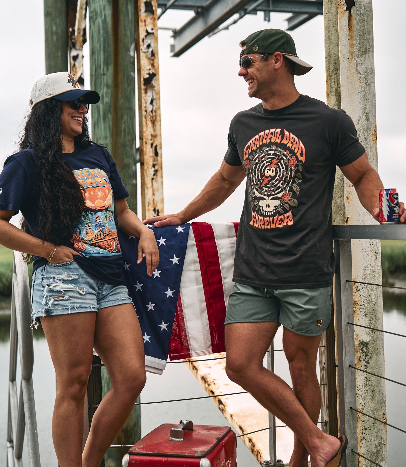 Grateful Dead Forever Tee )60th Anniversary Edition)