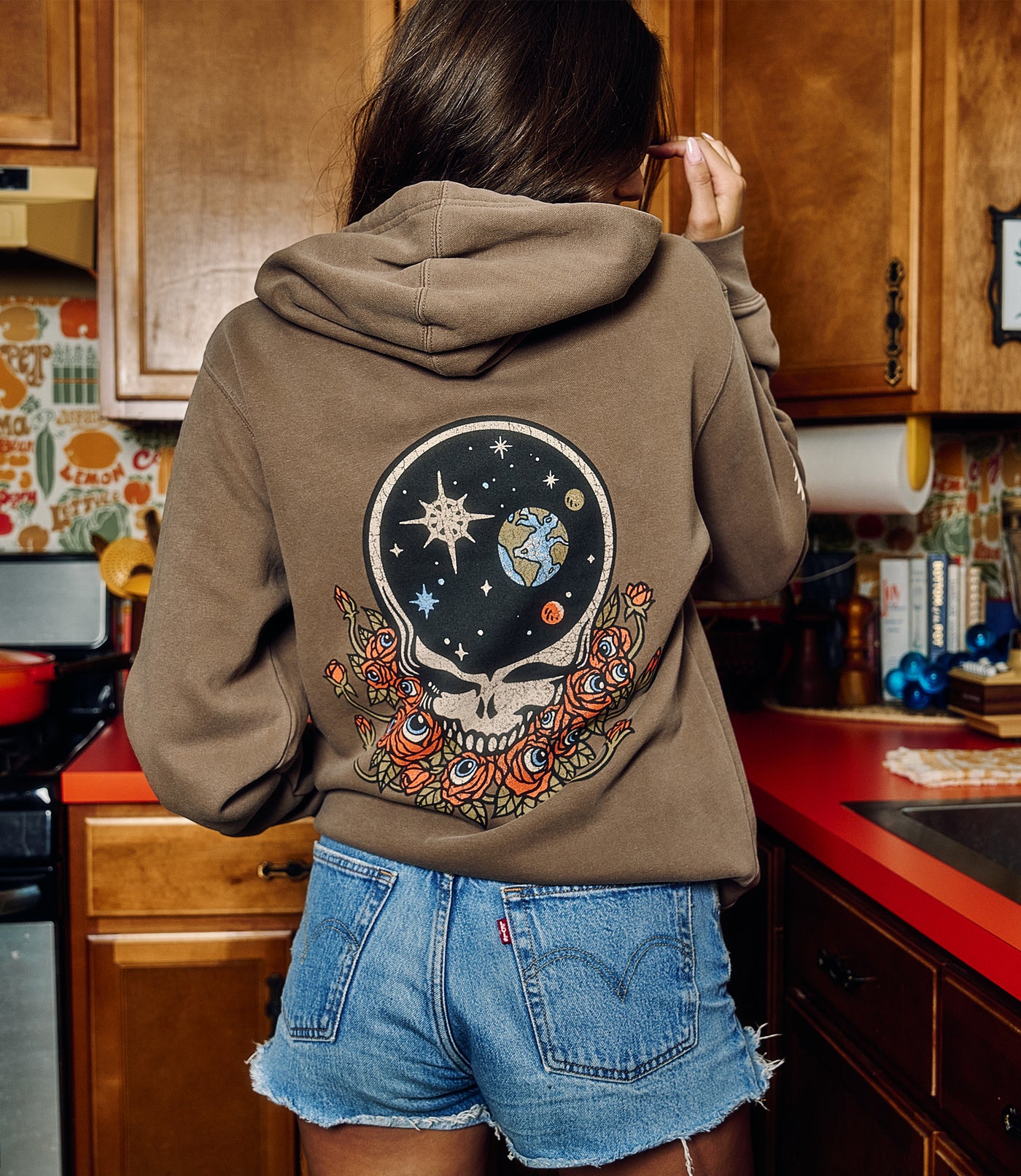 Grateful Dead Galaxy Faded Hoodie