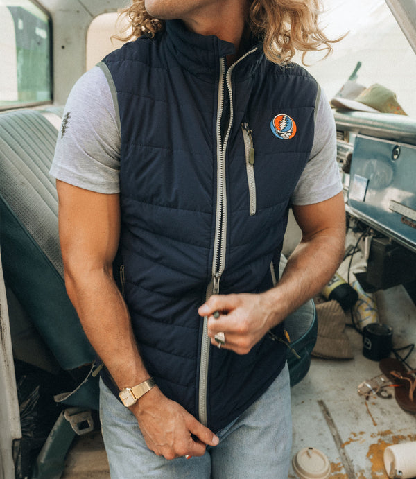 Grateful Dead SYF Navy Sierra Vest (60th Anniversary Edition)