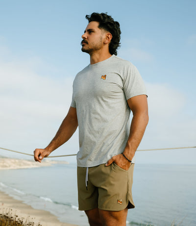 Trailcoast Performance Tee - Athletic Grey