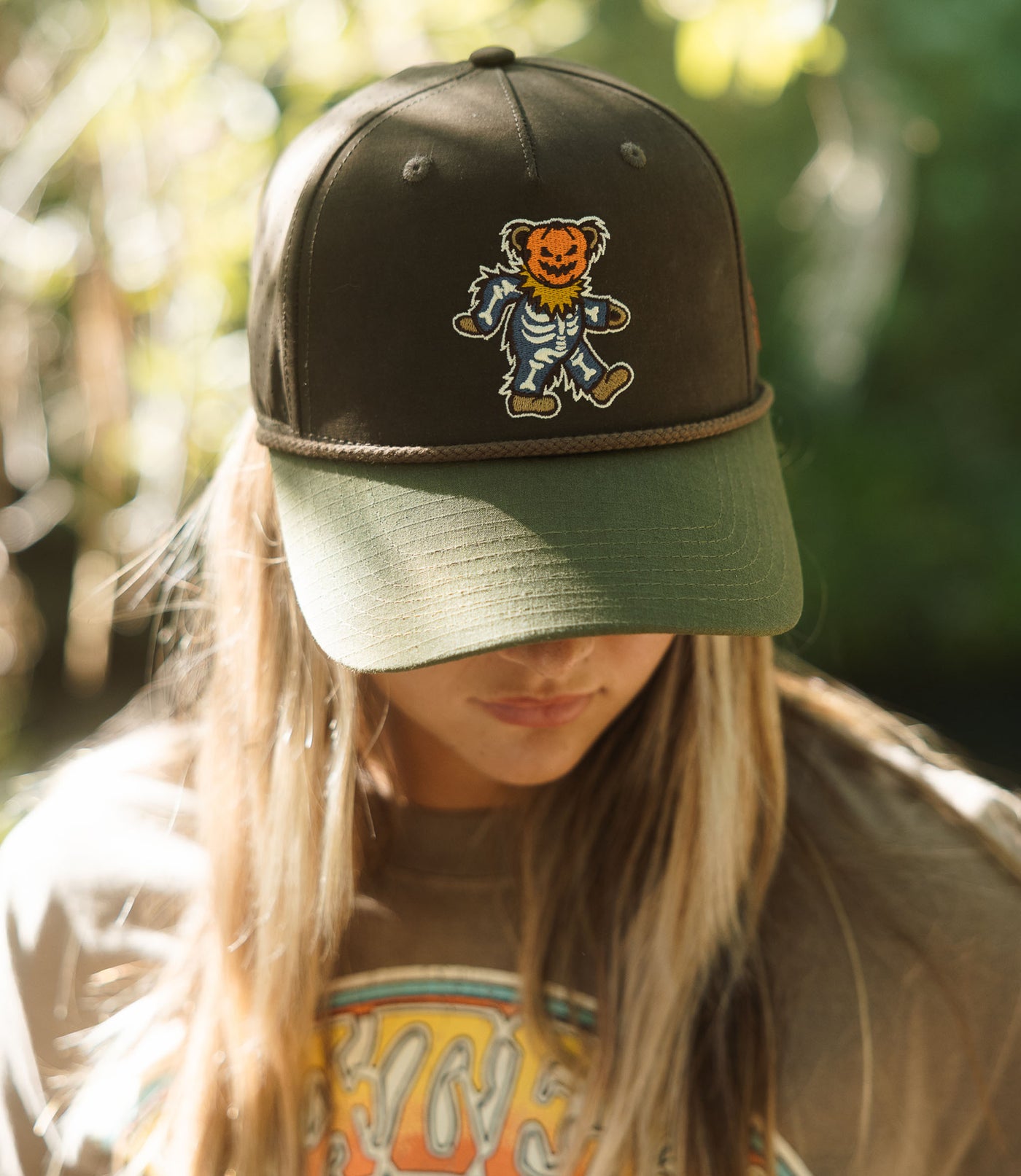 Grateful Dead Halloween Bear Jamridge Snapback - Dark (60th Anniversary Edition)