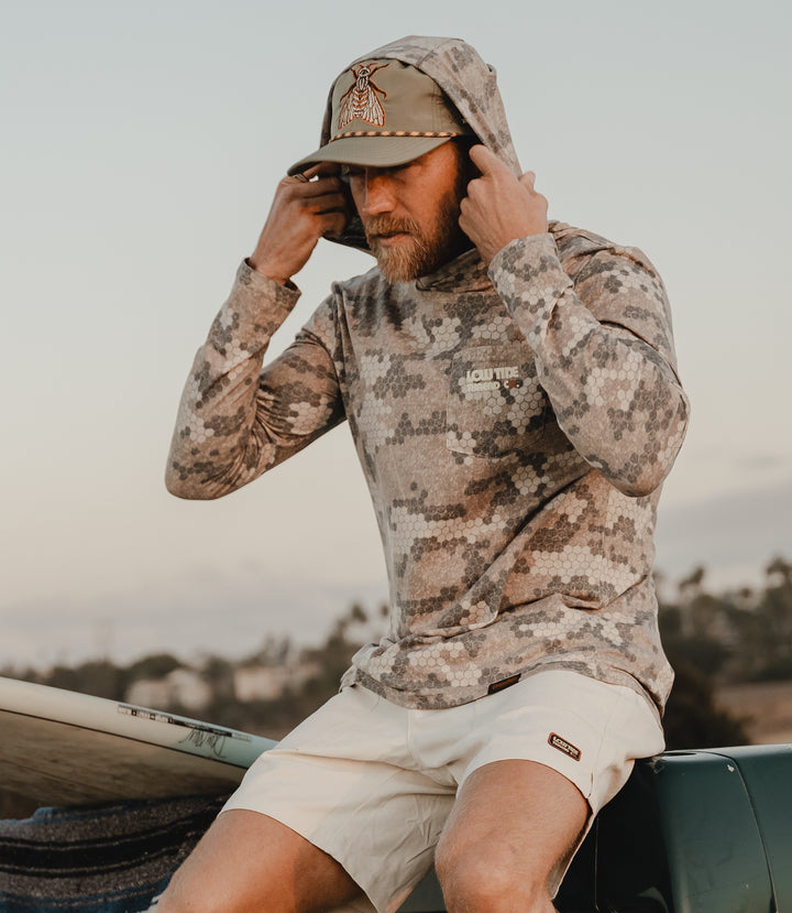 Banshee Coast Break UPF Pullover - Java Honeycomb
