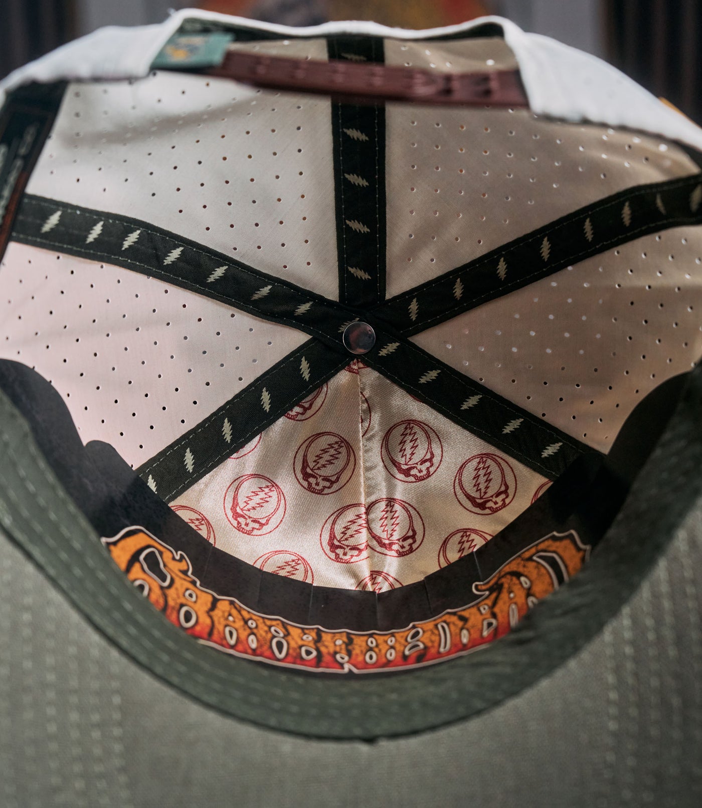 Grateful Dead Halloween Bear Jamridge Snapback - Light (60th Anniversary Edition) (Copy)