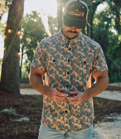 Higuera V2 Button Up Western Shirt - Mesa