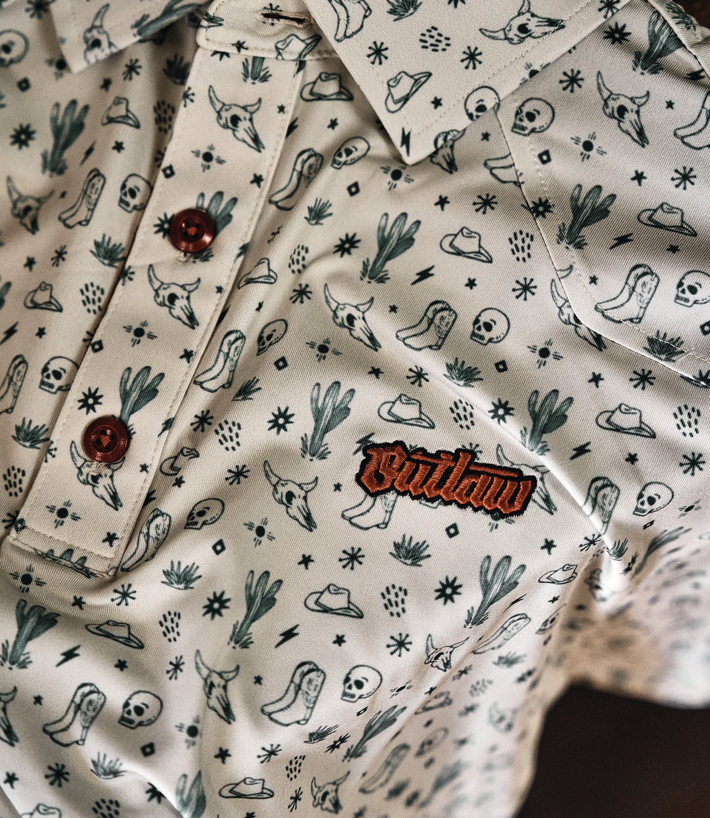 Outlaw TOUR Polo - Mojave Pattern