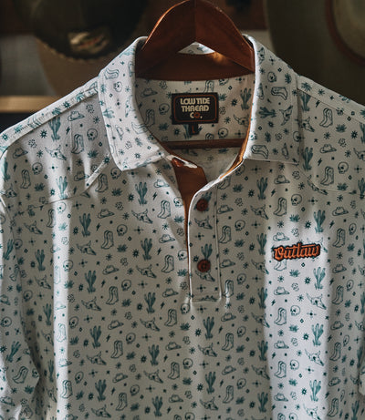 Outlaw TOUR Polo - Mojave Pattern