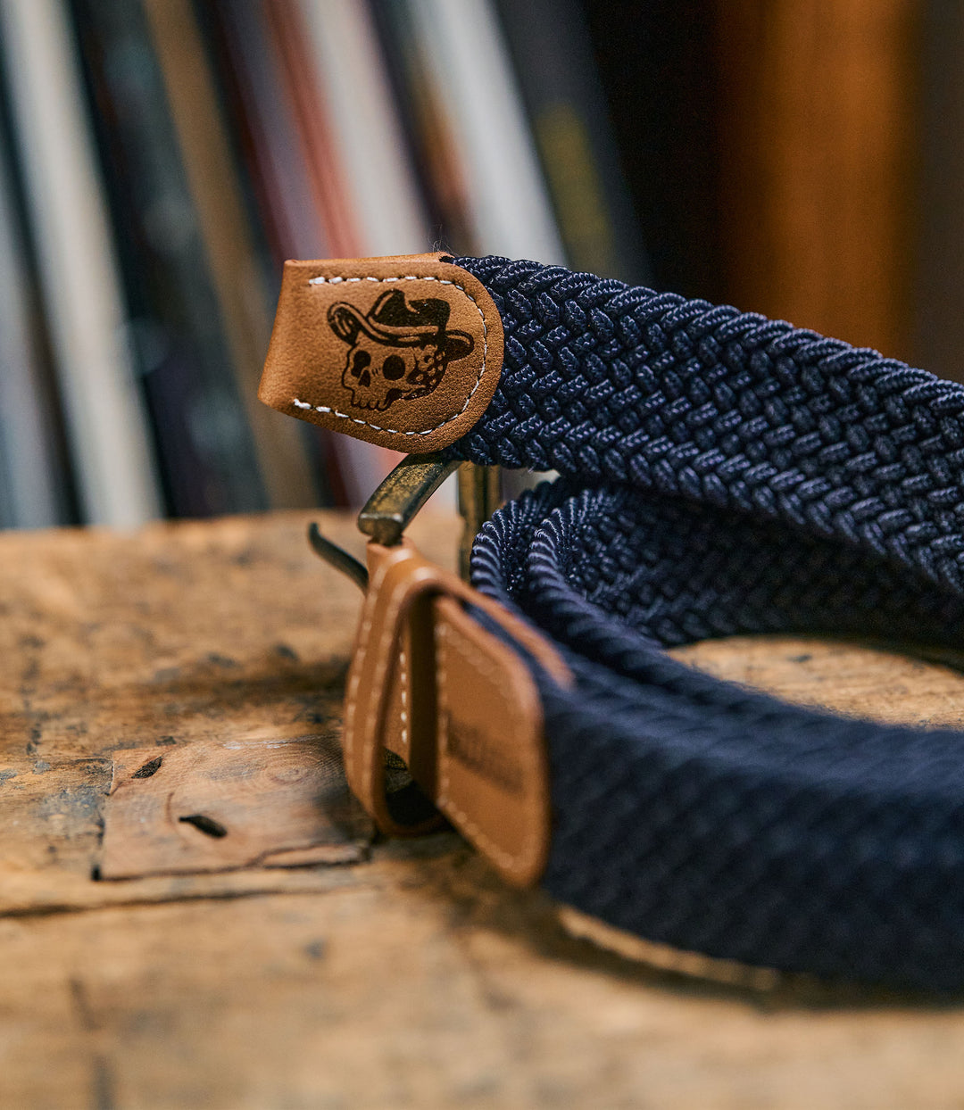 Outlaw Golf Braided Belt - Navy